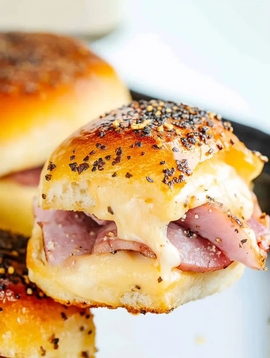 A close up of a sandwich with meat and cheese.
