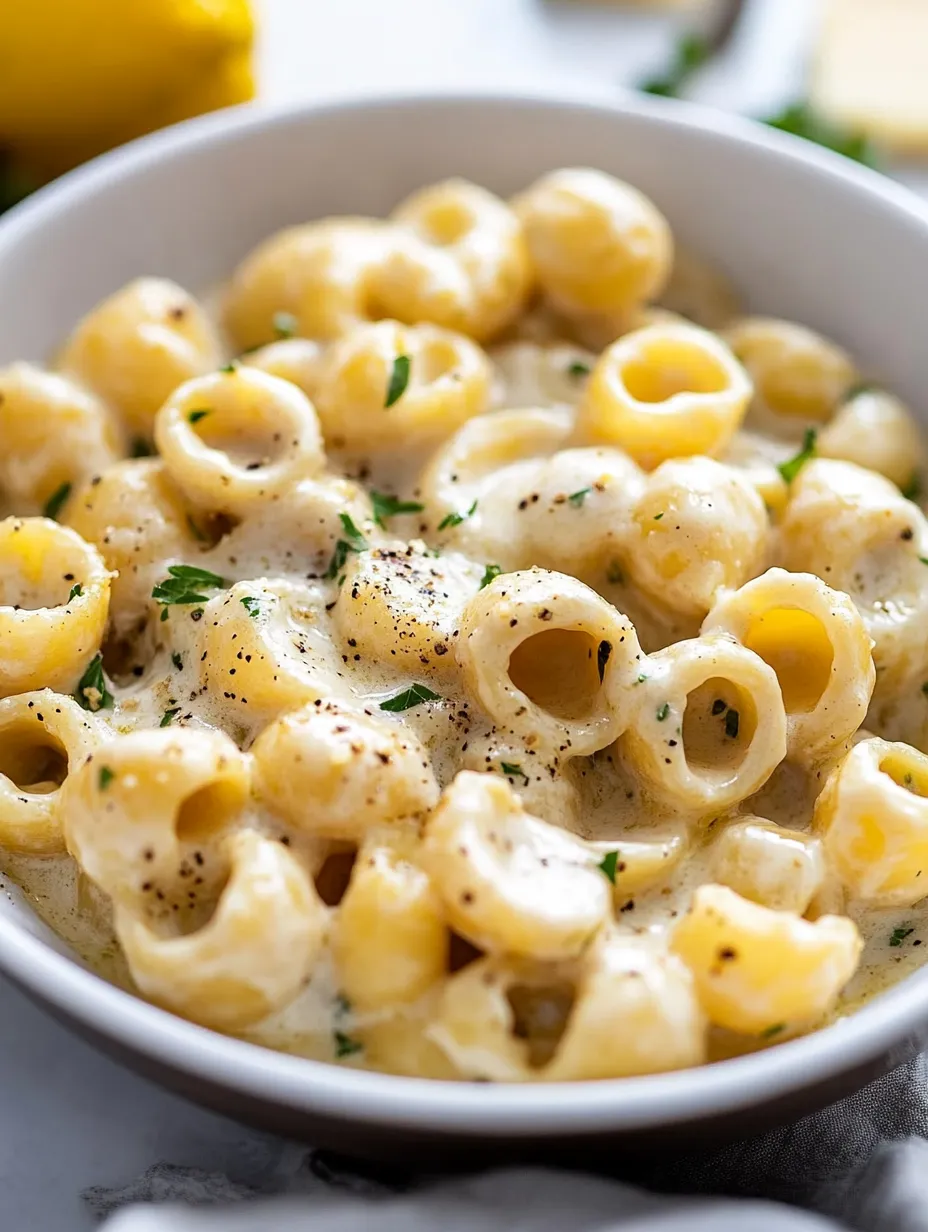 A bowl of macaroni and cheese.