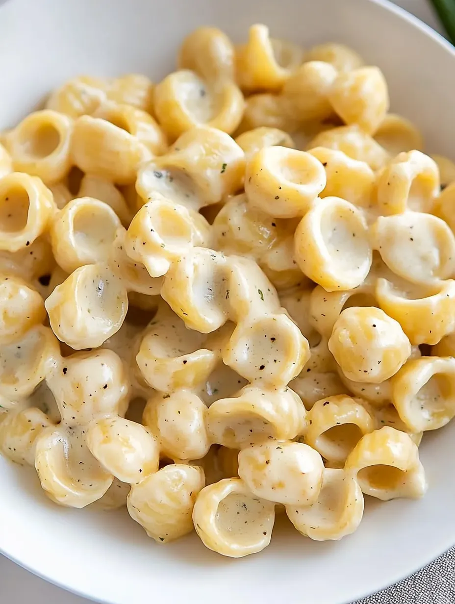 A bowl of macaroni and cheese.