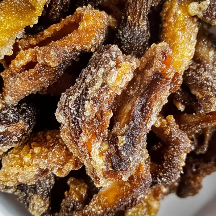 A bowl of dried fruit.