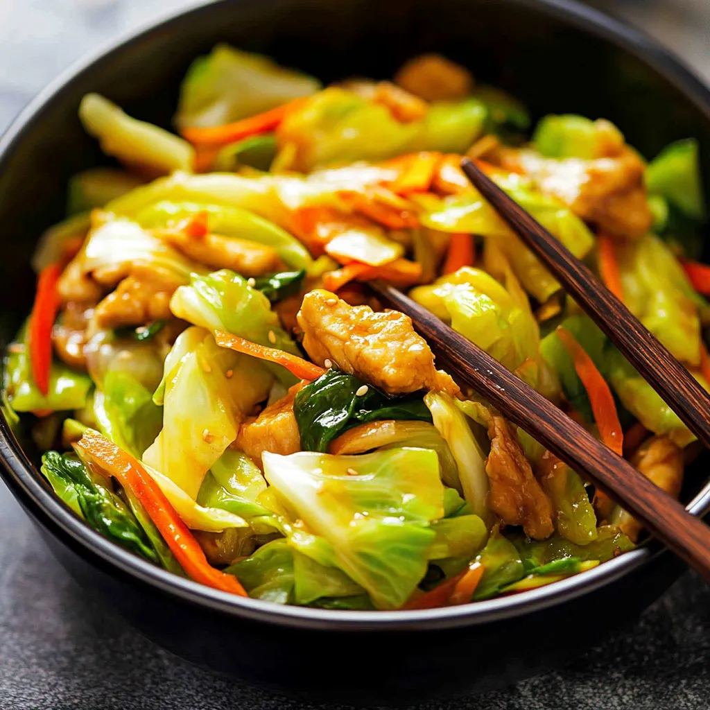 A bowl of vegetables with chopsticks.
