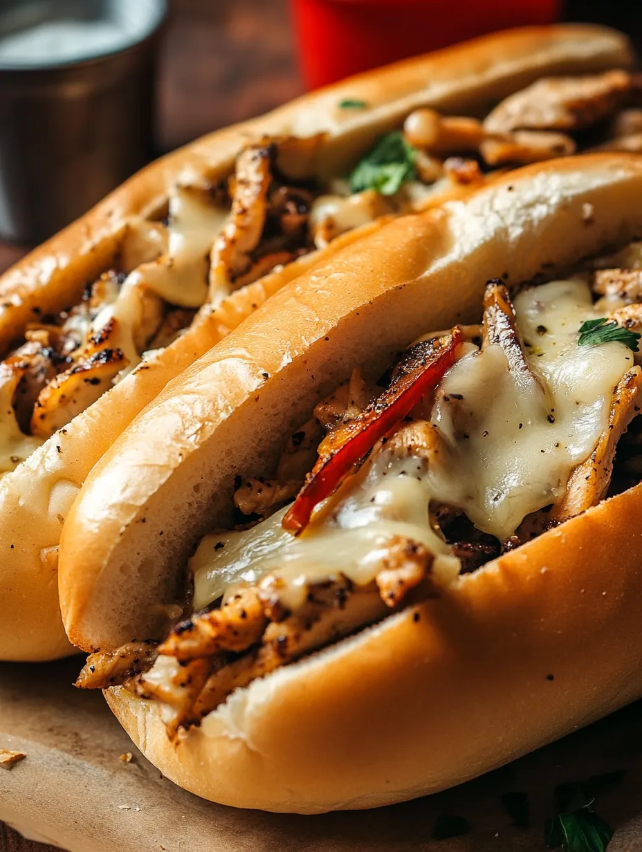A sandwich with meat and cheese on a bun.