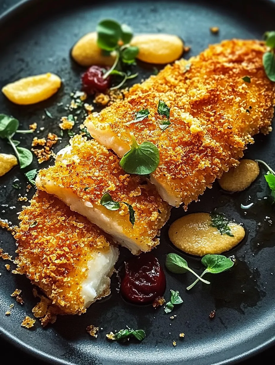 A plate of food with a fish stick and a cherry on top.