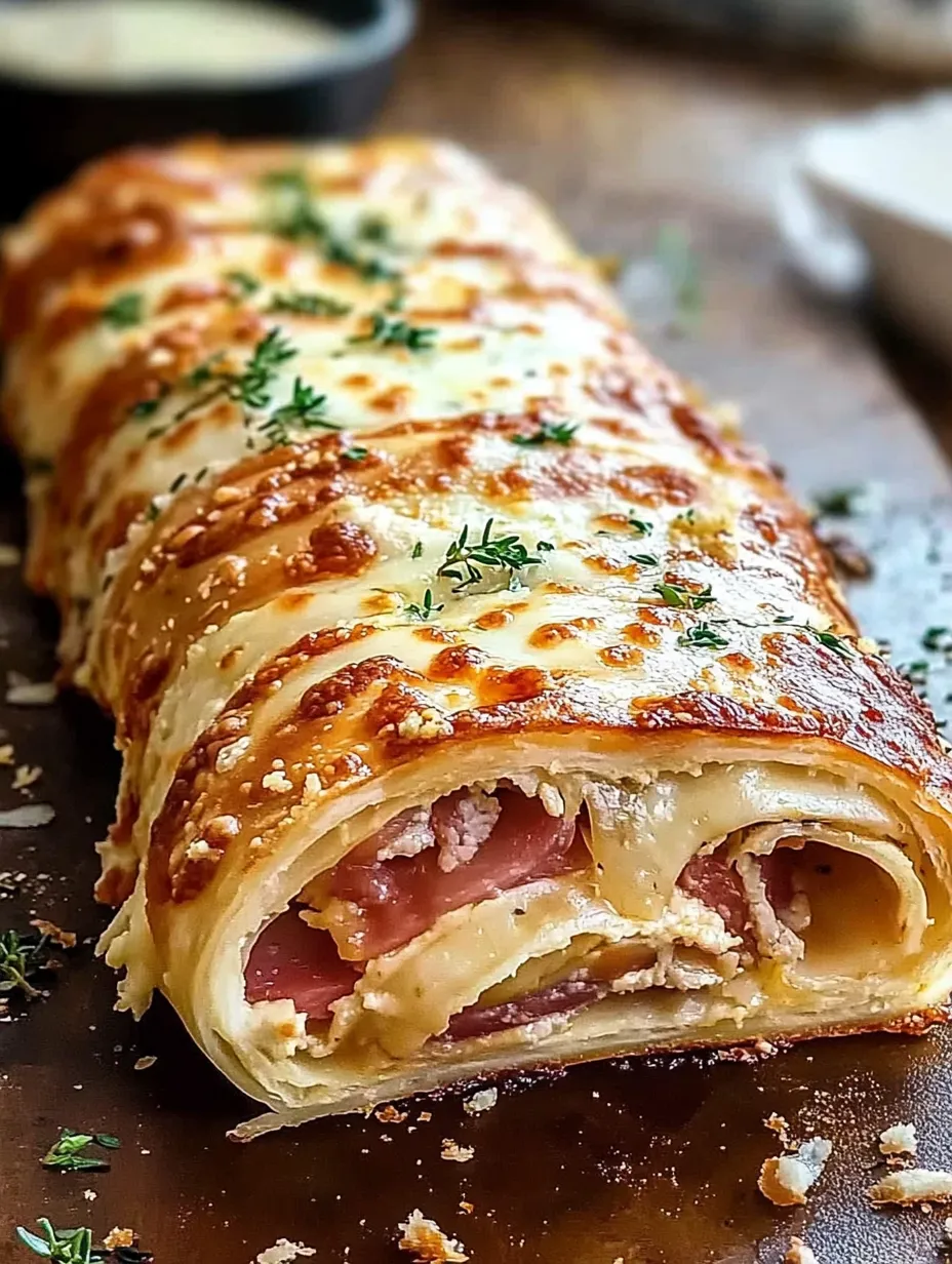 A close up of a food item.