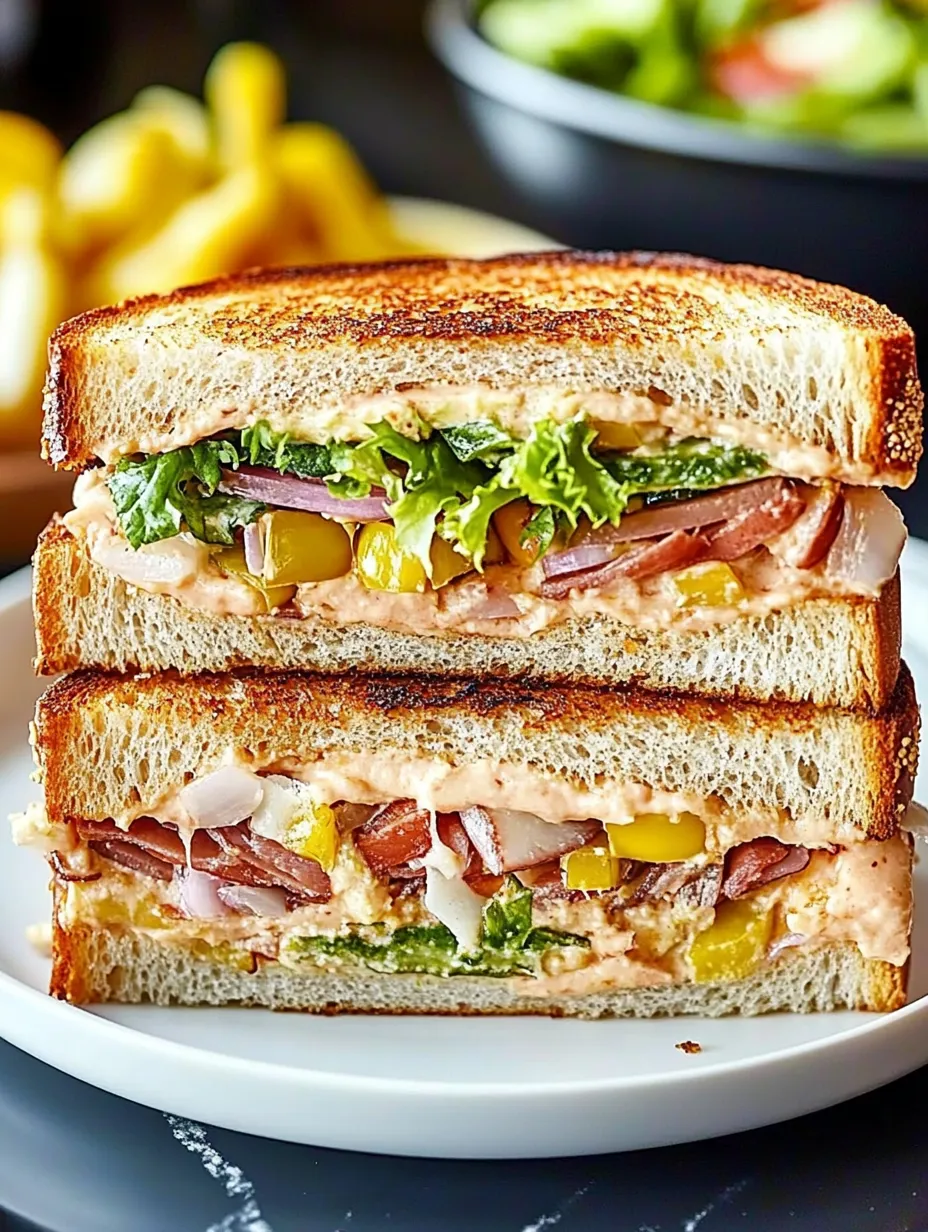 A sandwich with lettuce, tomato, and bacon.