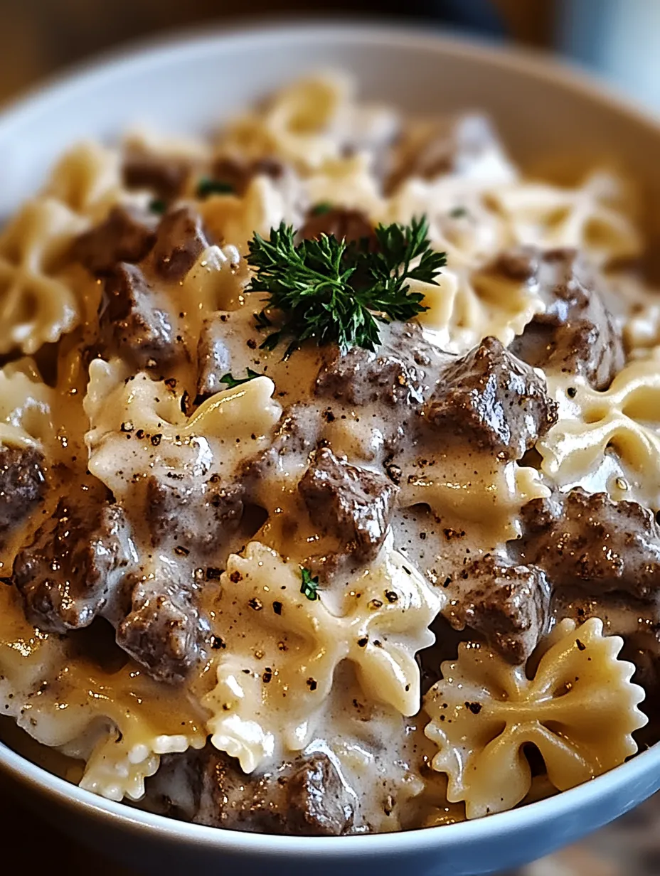 A bowl of pasta with meat and cheese.