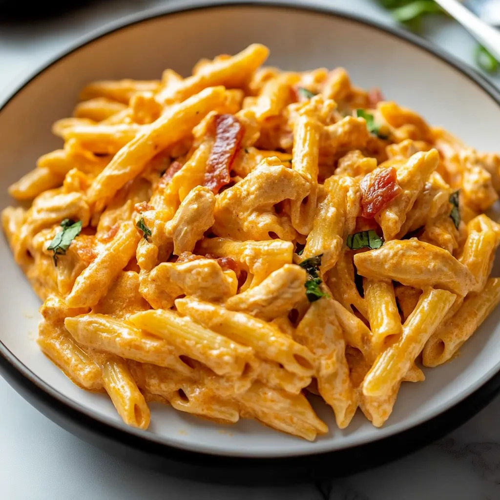 A bowl of pasta with meat sauce.