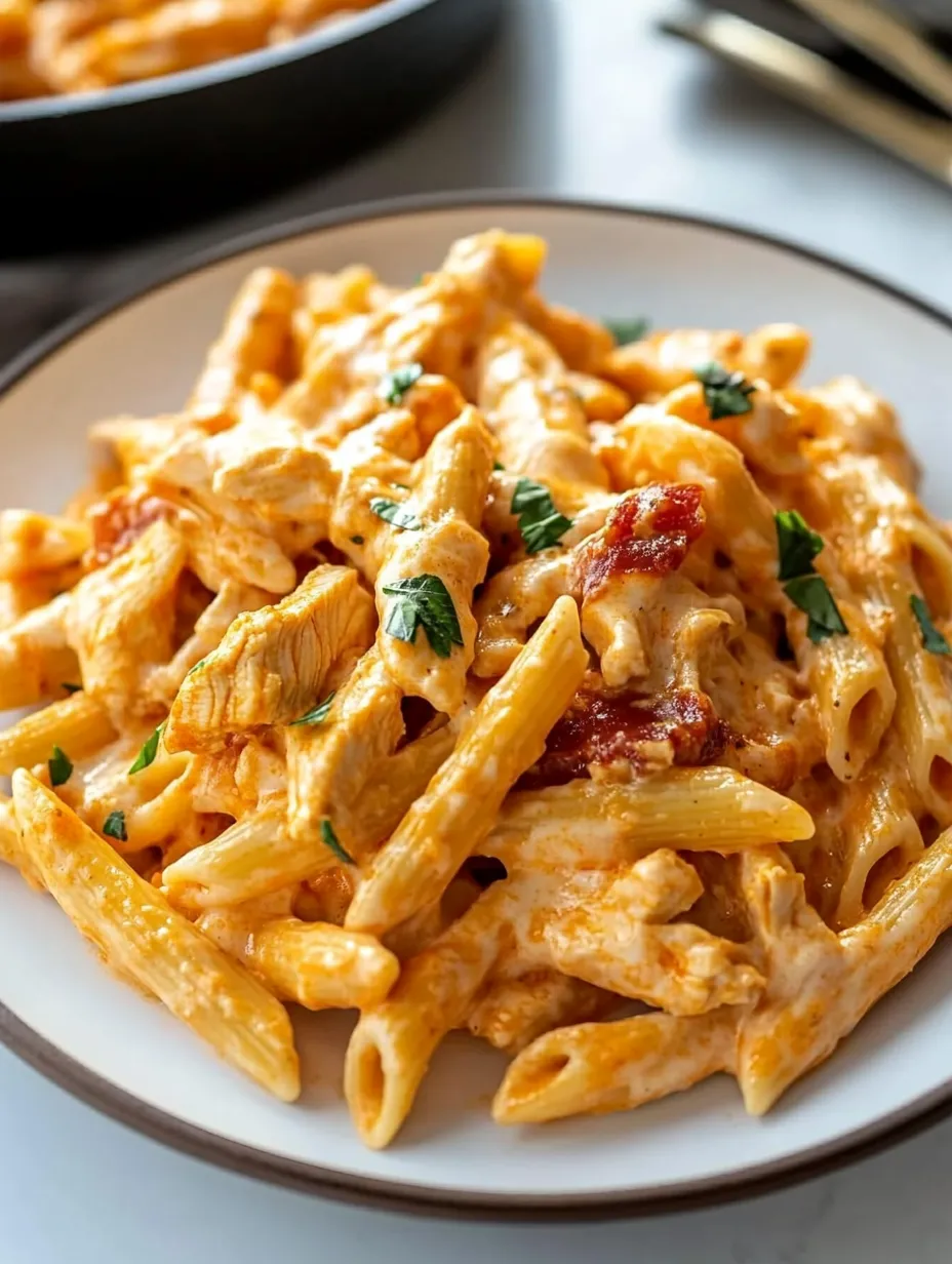 A plate of pasta with meat and cheese.