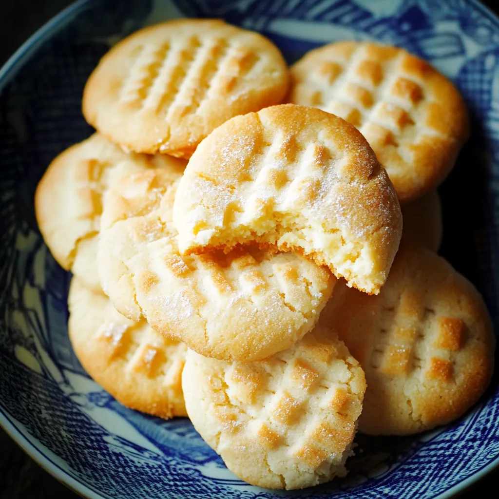 A bowl of cookies with one missing.