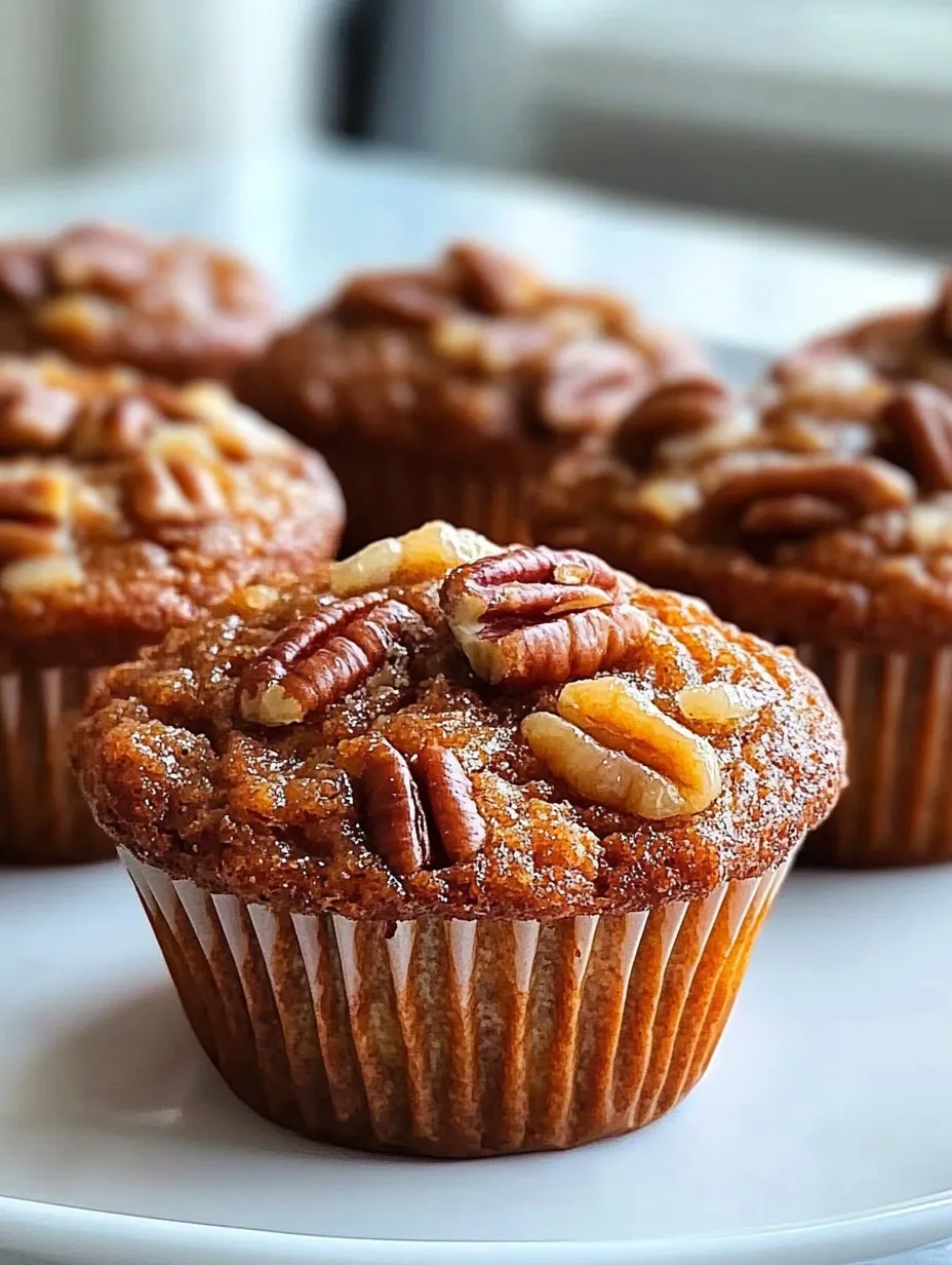 A cupcake with nuts on top.