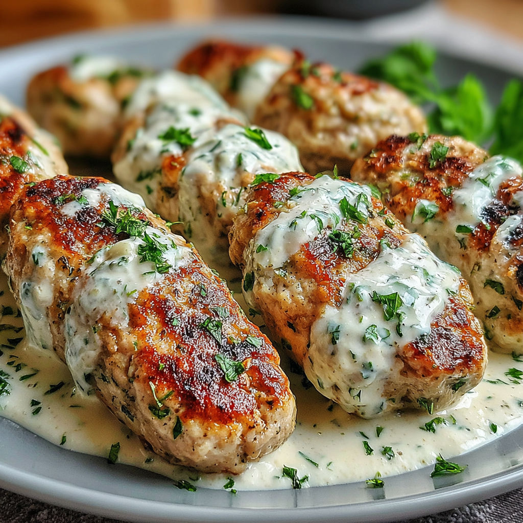 Chicken Kofta with Garlic Yogurt Sauce Recipe: A Must-Try!