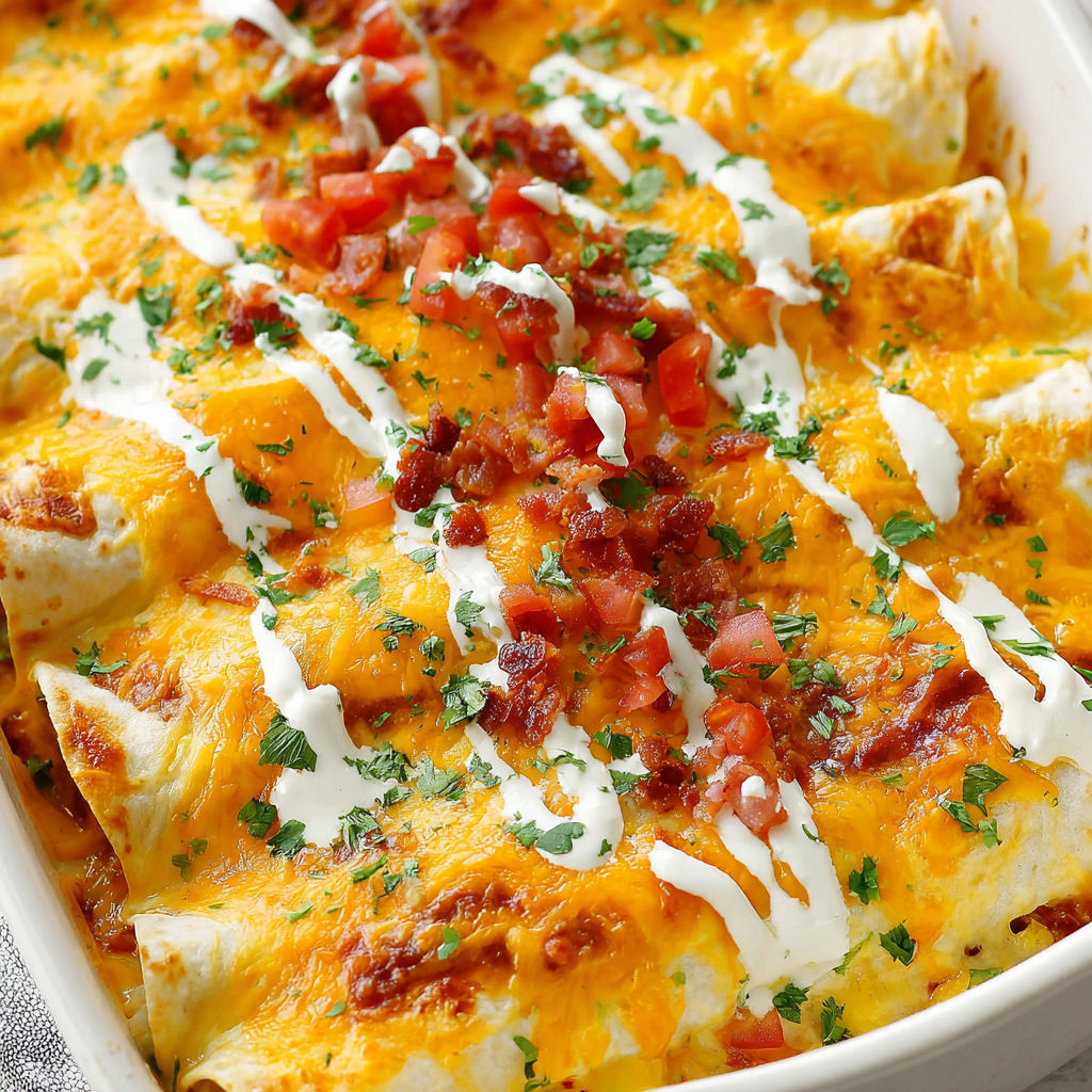 A white plate with a dish of food on it.