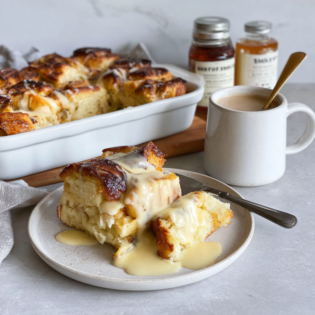 A plate of cake with a fork and a cup of coffee.