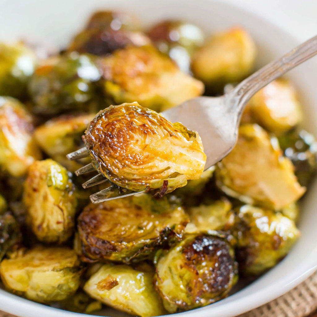 A fork is being used to pick up a piece of food.