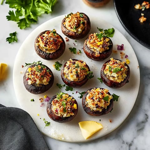 A plate of mushrooms with a yellow sauce.