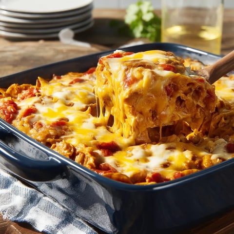 A blue dish with a fork in it.
