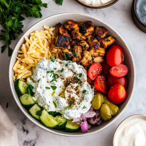 A bowl of food with tomatoes, cucumbers, onions, and feta cheese.