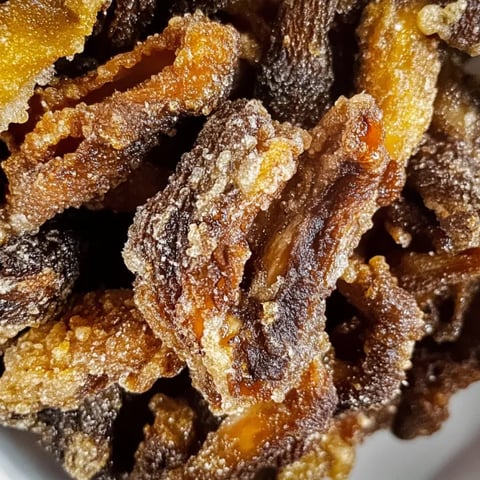 A bowl of dried fruit.