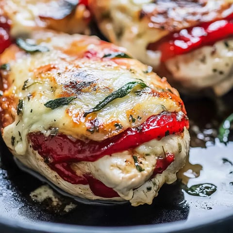 A plate of food with a red pepper and a green pepper.