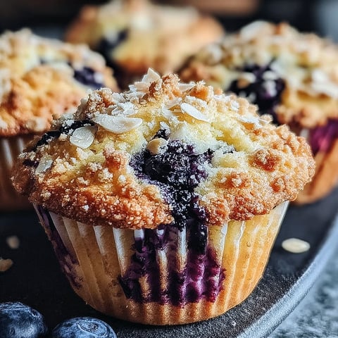 A close up of a blueberry muffin with a blueberry in it.